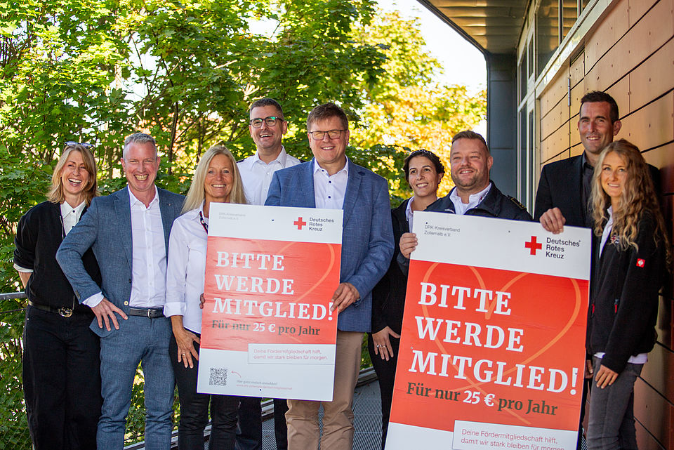 Gruppenbild der Verantwortlichen der Kampagne