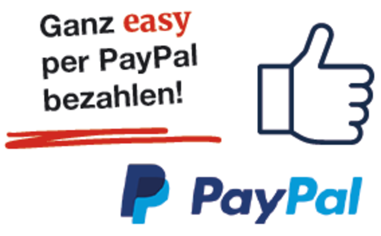 PAY PAL Logo, ganz einfach bezahlen