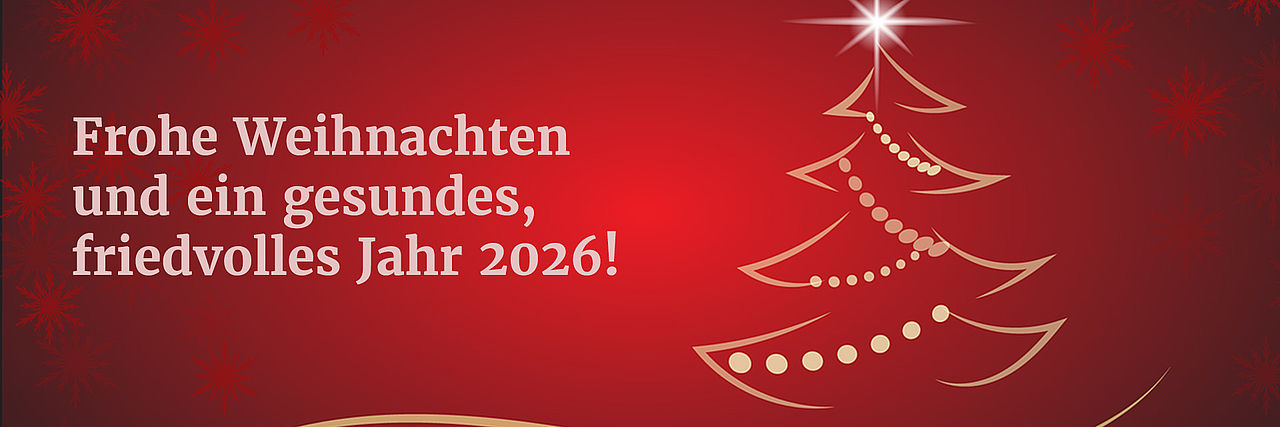 Weihnachtsgruß 2025 mit Christbaum
