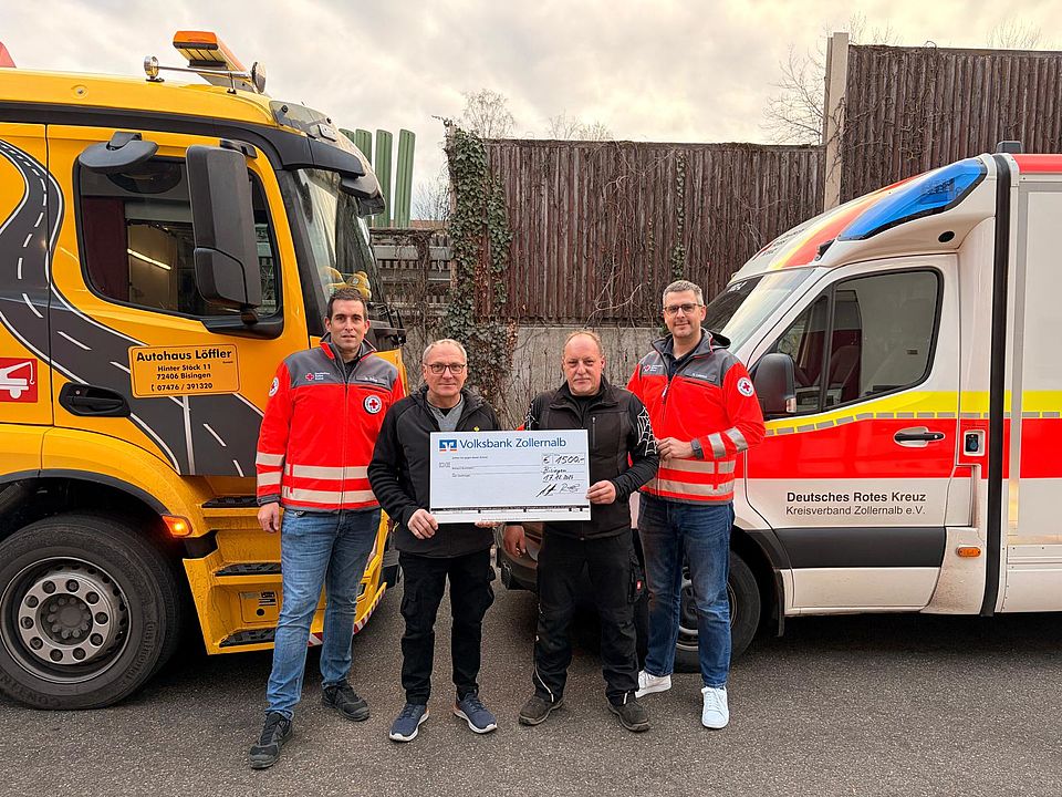 Spendenübergabe Löffler