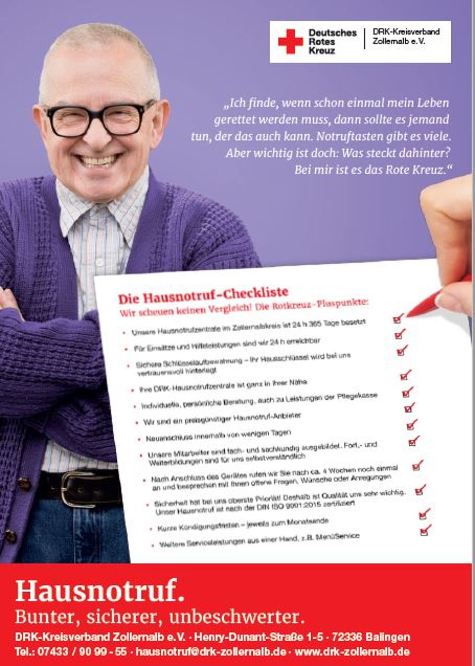 Hausnotruf-Checkliste