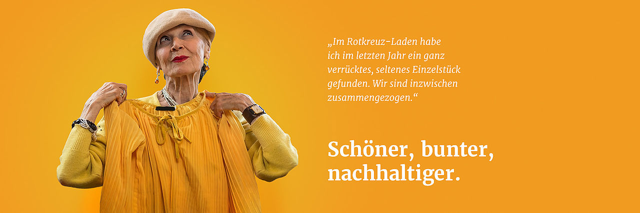 Banner_Kleiderladen-Gelb