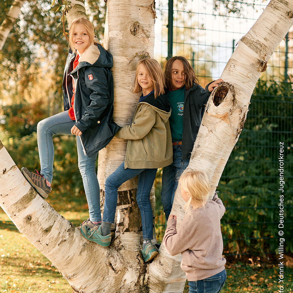 Kinder vom Jugendrotkreuz