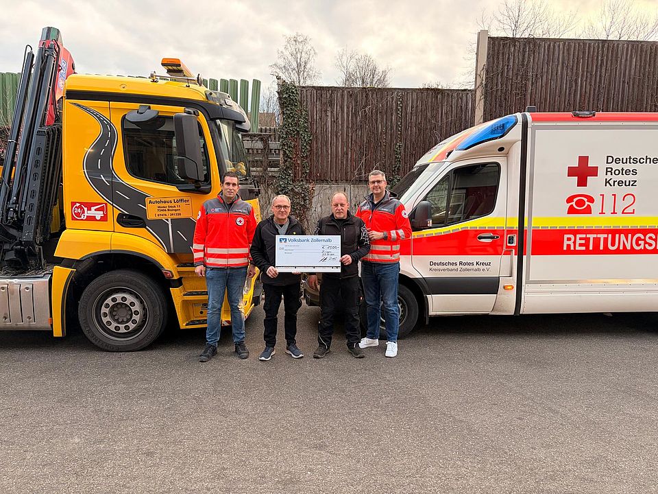 Spendenübergabe Löffler